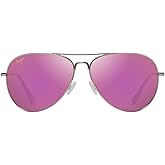 Maui Jim Polarized Men's and Women's Mavericks Aviator Sunglasses