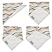 Koala Little Baby Bandana Drool Bibs for Boys and Girls Super Absorbent and Soft 100% Organic Cotton Bib for Teething and Drooling Unisex 6-Pack Best Gift Set!