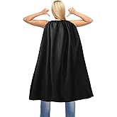 Adult Superhero Cape and Mask for Man and Woman - Halloween Vampire Capes Superhero Party Cape