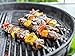 Bioexcel Kabob Skewers Extra Long Premium Quality Stainless Steel Set of 10 BBQ Skewers 17