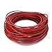 BEADNOVA 1.5mm Genuine Round Leather Cord Leather Strips for Jewelry Making Bracelet Necklace Beading, 10 Meters/ 11 Yards, Red
