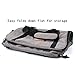 Pet Travel Carrier Bag, Soft Sided and Airline Approved Pet Bags with Fleece Bed, Perfect for Small Dogs and Cats (grey)
