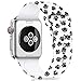 DigiHero Compatible for Apple Watch Band 38mm 42mm 40mm 44mm,Silicone Fadeless Pattern Printed Replacement Floral Bands for iWatch Series 4/3/2/1,Women/Men