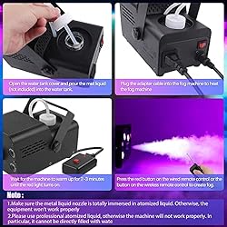 Fog Machine, HOLDLAMP 550W Smoke Machine Stage
