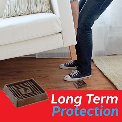 image for Bangerz Sunz Furniture Caster Cups for Carpet and Finished Surfaces, 2