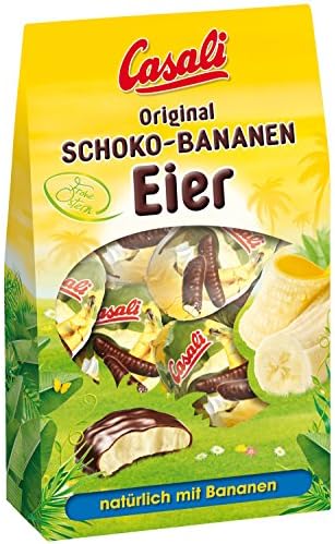 Casali chocolate banana eggs (2 x 180g)