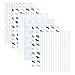 Luvable Friends Unisex Baby Cotton Flannel Receiving Blankets, Bulldogs 6-Pack, One Size
