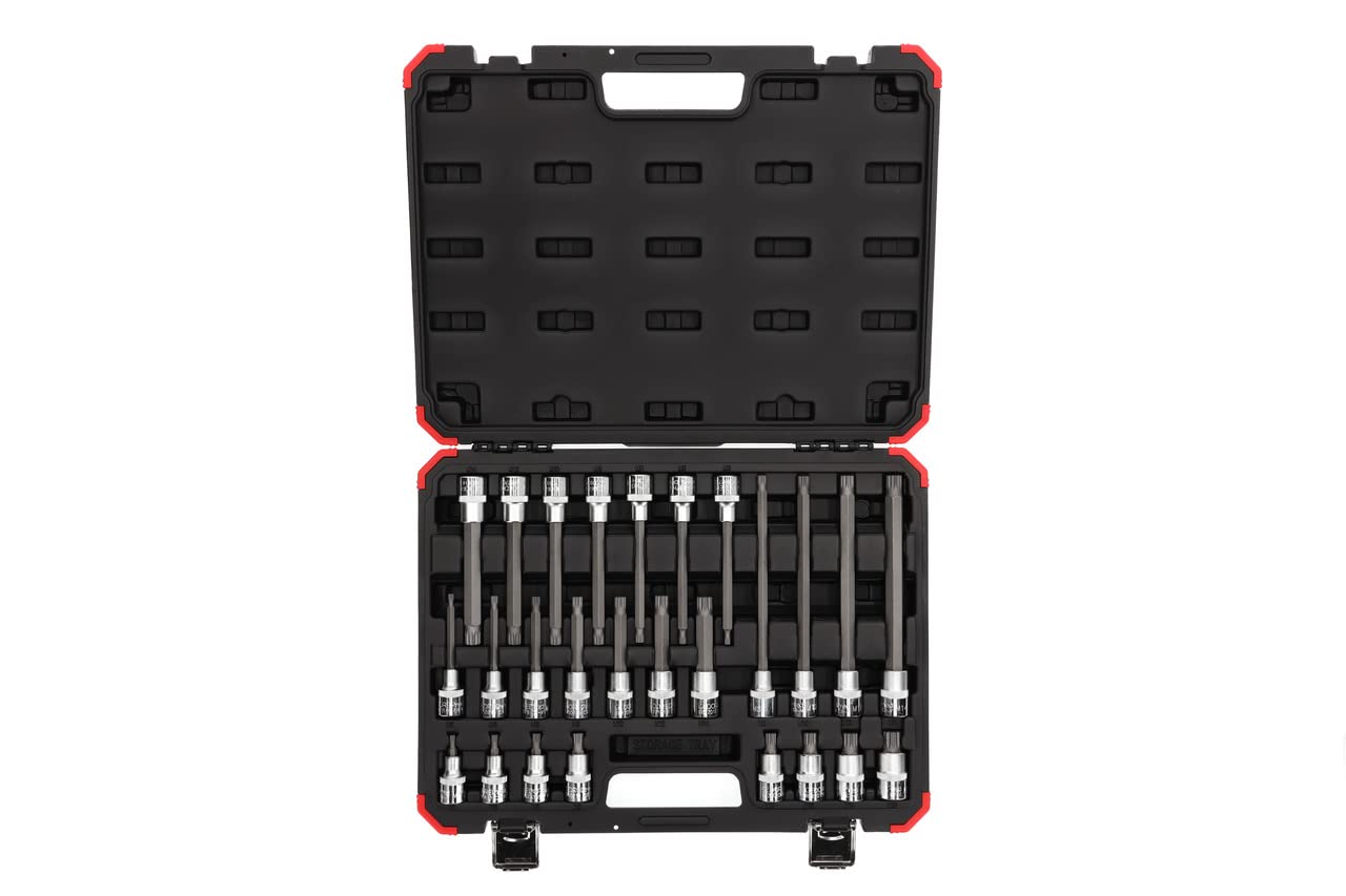 GEDORE red Bit set, Screwdriver bit socket set for multitooth screws, Screwdriver XZN bits, Tool, R68003026