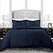 Sleep Restoration Down Alternative Comforter 1400 Series - Best Hotel Quality Duvet Insert Bedding - Queen - Navy