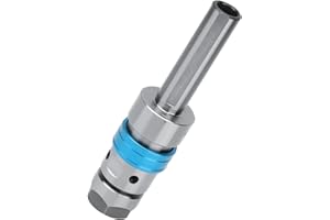 HAOX Telescopic Tappings Toolholder, ER20 Floating Tapping Chuck Holder Straight Shank 20CrMrTi Steel Easy Operate for CNC Lathe Processing(GS-TER20A-D20)