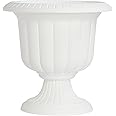 Classic Urn, White, 14-Inch