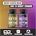 BeLive Keto Pills for Nighttime | Patented 2000MG BHB Formula Diet Pill with Pure Beta-Hydroxybutyrate (goBHB) Exogenous Ketones & Avocado Powder, 60 Caps