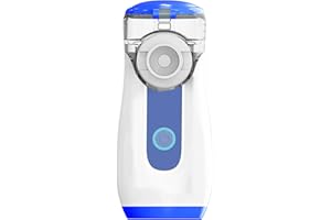 Mayluck Portable Nebulizer with Intuitive LED Interface and Auto-Cleaning, Handheld Portable Mesh Nebulizer for Kids, Ultra-Quiet Inhaler Compact Nebulizer Machine