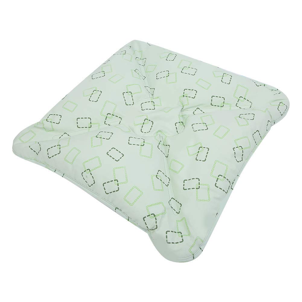 Bedsore Care Cushion, Quadrate Shape Anti-Bedsore Cushion Pad for Elderly Bedridden Patients, Green, Machine washable, Non-deformation