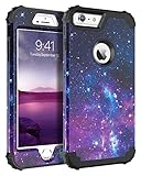 BENTOBEN Case for iPhone 6S Plus/iPhone 6 Plus, 3 in 1 Hybrid Heavy Duty Rugged Hard PC Cover Soft Silicone Bumper Shockproof Anti Slip Protective Case for Apple iPhone 6S Plus/6 Plus(5.5 Inch),Space