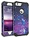 BENTOBEN Case for iPhone 6S Plus/iPhone 6 Plus, 3 in 1 Hybrid Heavy Duty Rugged Hard PC Cover Soft Silicone Bumper Shockproof Anti Slip Protective Case for Apple iPhone 6S Plus/6 Plus(5.5 Inch),Space