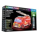 Laser Pegs Fire Truck 12-in-1 Building Set Building Kit; The First Lighted Construction Toy to Ignite Your Child's Creativity; It's Your Imagination, Light It Up