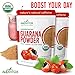 Organic Guarana Seed Powder by Alovitox (16 Oz) | Raw, Vegan, Gluten Free Super Food Supplement | Naturally High in Energy Boosting Caffeine | Low Calorie Addition to Health Shakes, Smoothies & Drinks