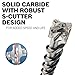 BOSCH HC5033 3/4 in. x 36 in. SDS-max Speed-X Carbide Rotary Hammer Bit for Concrete Drilling