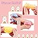 LUDILO 30Pcs Easter Eggs + 30Pcs Mochi Squishy Toys Easter Basket Stuffers Easter Egg Fillers Easter Toys Mini Squishies Party Favors for Kids Animal Squishys Surprise Egg Hunt Gifts, Random