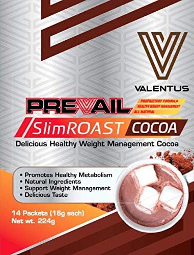 Valentus Prevail Slim ROAST Cocoa: 14 Sachets | 16g Each