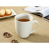 西田(Nishida) マグカップ(500ml) 白い 陶磁器 大容量 130003