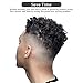 HALLO Magic Hair Brush Sponge for Men Twist Wave Barber Tool For Dreads Afro Locs Twist Curl Coil Black (1 Pack)