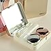 Qishi Mini Travel Simple Contact Lens Case Box Container Holder (Pink)