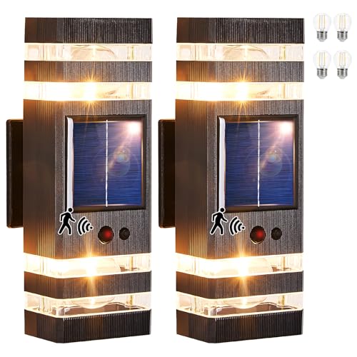 Delicavy Solar Outdoor Wall Lights 3-mode Motion