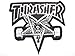 THRASHER Skate Goat Pentagram Iron On Sew On Skater Punk Embroidered Patch
