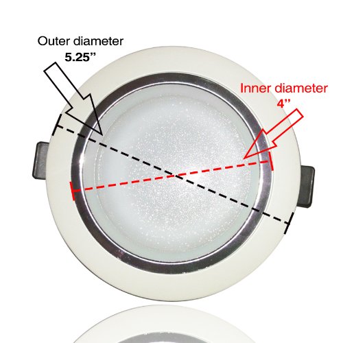 4” Dimmable LED Retrofit Recessed Light, 12W (90W Halogen Equiv.) Slim