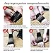 PAPLUS Plantar Fasciitis Sock (2 pairs) for Men and Women, Best Compression Sleeve Foot with Arch Support, Plantar Facitis Compression Socks for Hell Pain Relief, Foot & Ankle Support. (Black, Small)