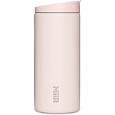 MiiR Flip Traveler 12oz - Double-Wall Vacuum Insulated with Flip Lid, BPA-Free Stainless Steel Construction, Insulated Tumbler for Hot or Cold Drinks