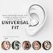 NENRENT S570 Bluetooth Earbud,Smallest Mini V4.1 Wireless Bluetooth Earpiece Headset Headphone Earphone with Mic Hands-Free Calls for iPhone Samsung Galaxy LG and Other Smartphones White (1 Piece)