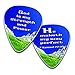 Christian Guitar Picks - Almighty God (12-Pack) - Encouraging Bible Scripture Verse - Psalm 23 - Inspirational Gifts Church Supplies Praise and Worship Guitar Stocking Stuffers
