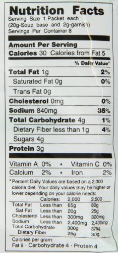 MIKO BRAND INSTANT MISO SOUP, 5.5 OUNCE