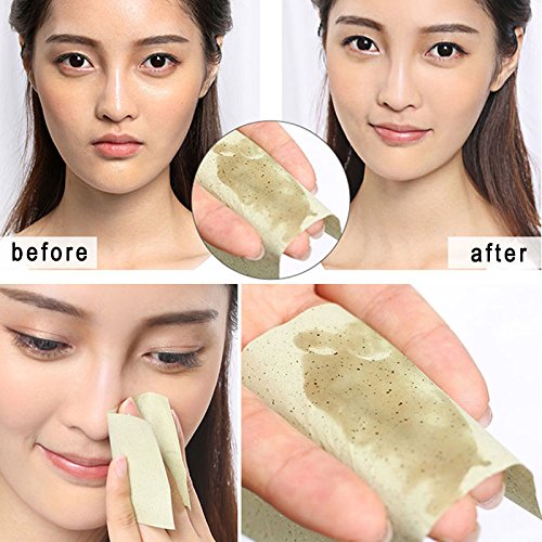 Tea Oil Absorbing Tissues Facial Oil Blotting Paper Ace Oil Absorbing Paper 80/100 sheets in one box - Thumbnail 3
