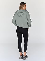 Trendy Queen Hoodies for Women Full Zip Up Cropped