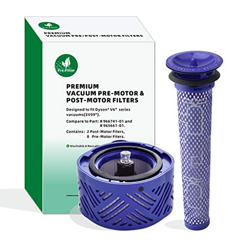8 PreMotor Filter & 2 PostMotor HEPA Filter kit for Dyson V6 Absolute