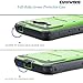 COVRWARE Aegis Series Compatible with Galaxy J3 (2016)/ J3 V/Sky/Sol/ j36/ j36V/Amp Prime/Express Prime Full-Body Holster Armor Case with Built-in Screen Protector, Belt-Clip, Kickstand, Green