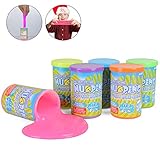 NuoPeng Slime Putty Toy 6pcs Multi Pack Kit, 3.5 OZ/Bottle, Super Soft & Squishy Toy for Party Favor, Stress Relief, Easter Egg Stuffers Non-Toxic