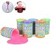 NuoPeng Slime Putty Toy 6pcs Multi Pack Kit, 3.5 OZ/Bottle, Super Soft & Squishy Toy for Party Favor, Stress Relief, Easter Egg Stuffers Non-Toxic