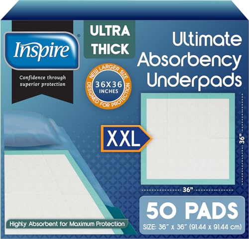 Inspire Super Absorbent Disposable Bed Pads