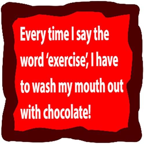 IF YOU HATE TO EXERCISE Get 2 Fun Refrigerator Magnets, Not Inspirational, Not Motivational, Not Even a Quote, But a Clever Saying That Deserves a Center Stage Spot on Your Fridge Door QTY 2 (1)