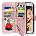 Vofolen Kickstand Case for iPhone 8 Plus Case Holder Stand Protective Armor Hybrid Hard Shell Dual Layer Shockproof Bumper Cover Fits Magnetic Car Mount for iPhone 7 Plus 8 Plus Pink