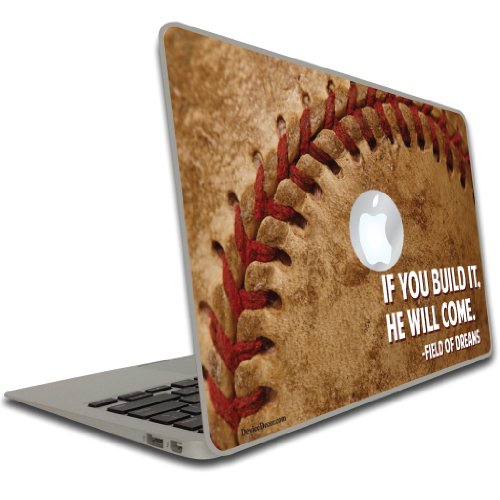 Macbook Air or Macbook Pro (13 inch) Vinyl, Removable Skin - Field of Dreams - Movie Quote - "If you build..."