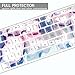 DHZ New Arrival Beautiful Seven Color Lake Keyboard Cover Silicone Skin for MacBook Air 13