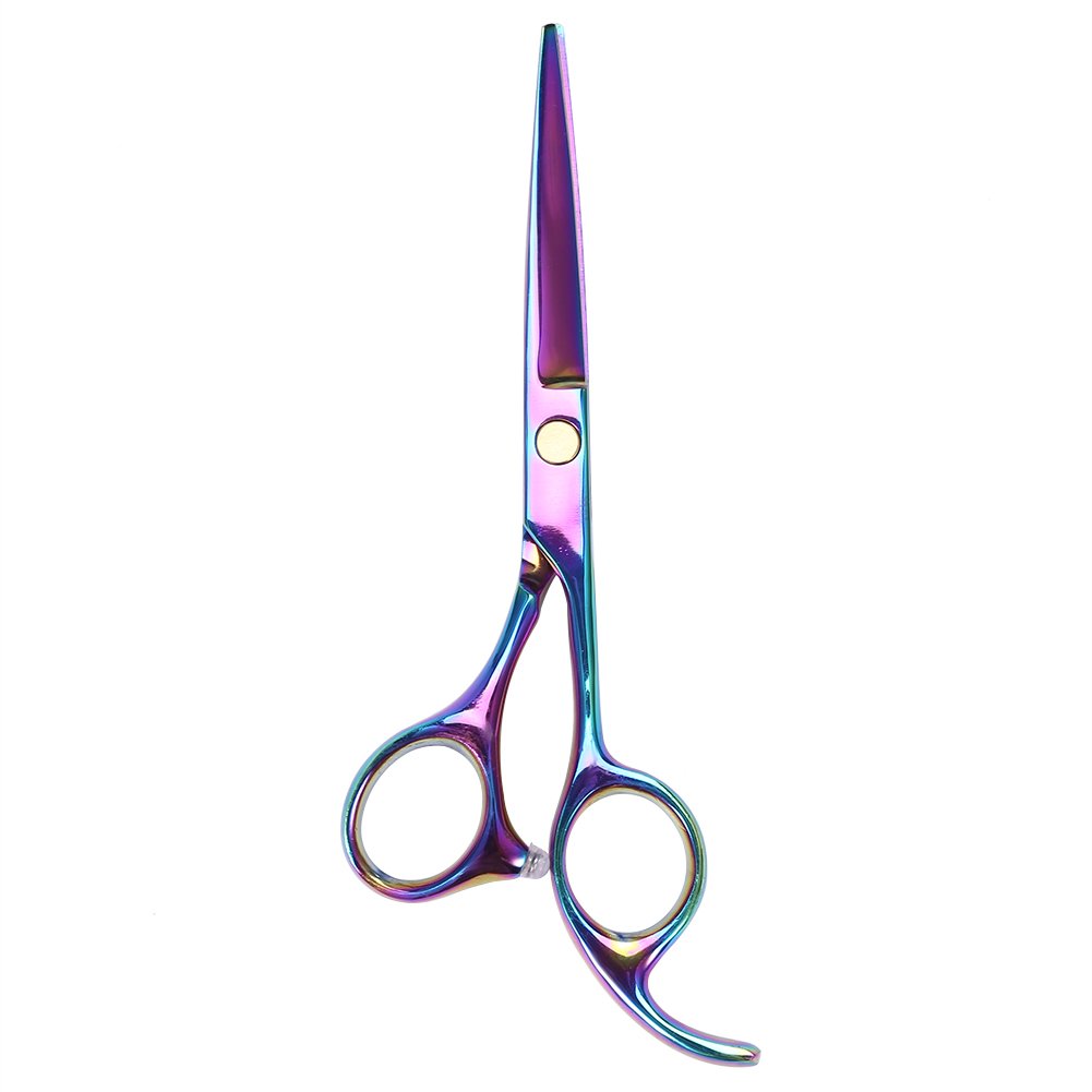 5.5"Salon Professional Hair Cutting Styling Thinning Scissors/Flat Scissors Hairdressing Scissors for Men Women Children The Old(FlatThinni)