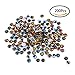 200 Pcs Dragon Eyes Glass Cabochon Mixed Color Lucky Evil Eye Glass Flatback Doll Eyes Scrapbooking Dome Cabochons 12mm Dragon Eyes Accessory for Jewelry Pendant Settings Sculptures Props
