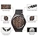 Bamboo Wooden Quartz Watch for Men Retro Leather Fashion Watches Cowhide Band Casual Creative Gifts